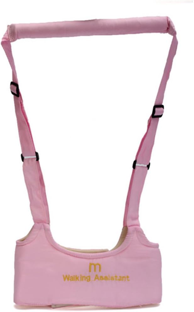 Baby Infant Walking Belt Kid Toddler Walking Learning Assistant Harness Strap (Pink)