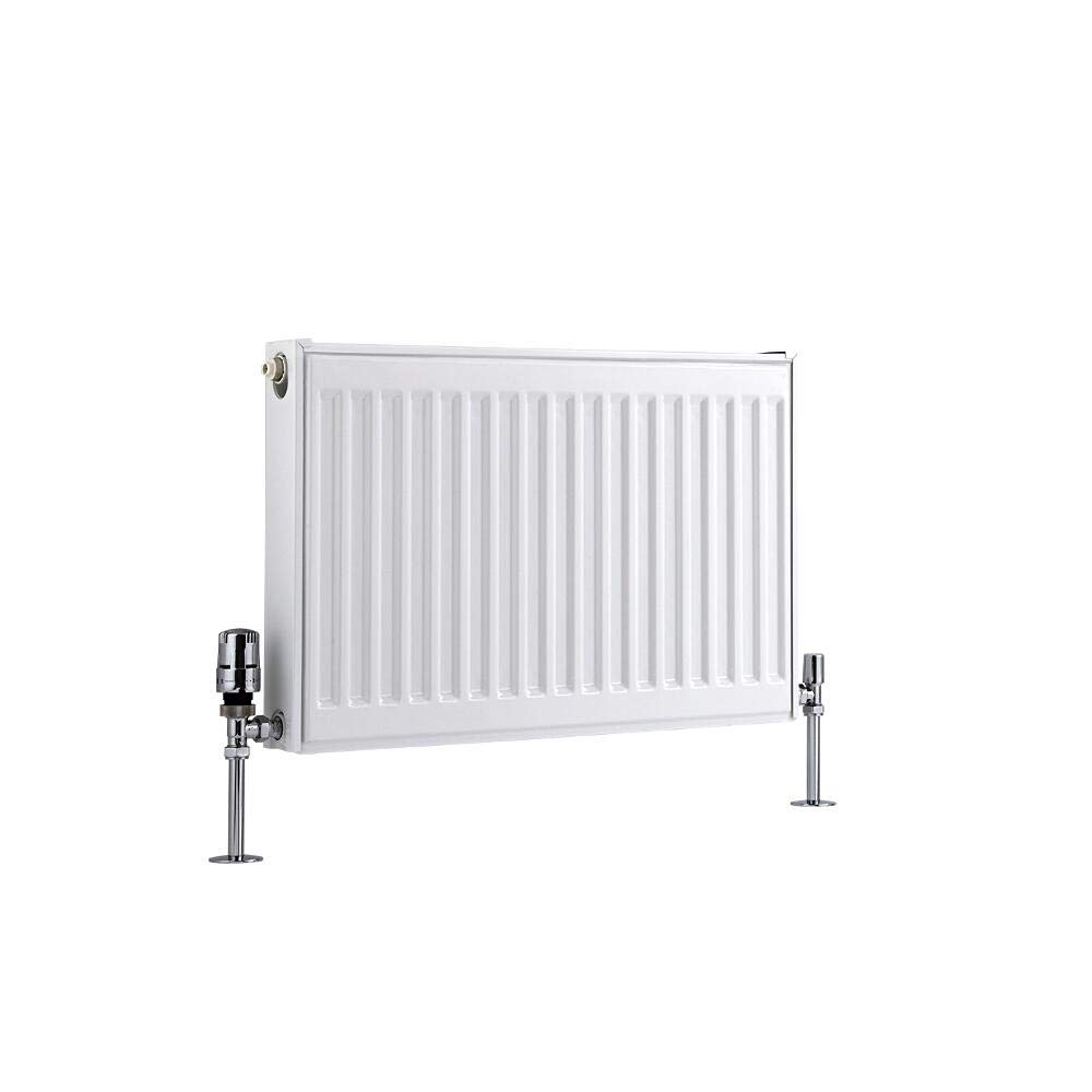 Milano Compact White Type 11 Horizontal Single Panel Convector Radiator - 400mm x 600mm — image 1