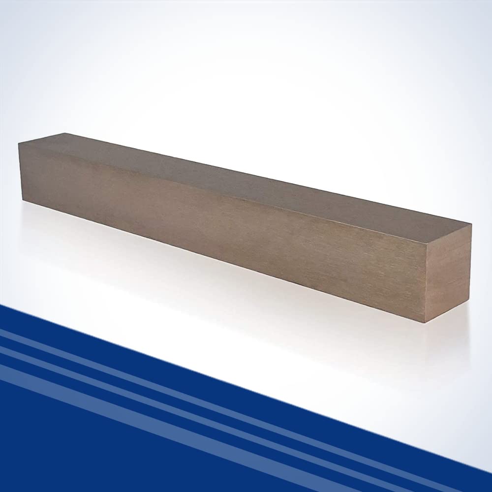 - Premium Tungsten Copper Bar - 0.75 x 0.75 x 8 Inches - (75W25Cu, RWMA Class 11) - Exceptional Strength and Conductivity for Welding and Electrical Applications