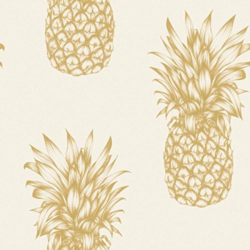 Preisvergleich Produktbild Arthouse Tropen Copacabana Ananas Tapete - Gold 690901