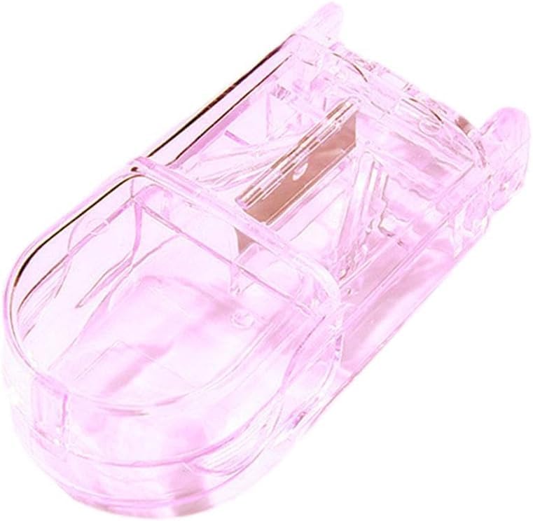 1Pc Pink Pill Cutter,Pill Cutter and Splitter with Dispenser,Cuts Pills,Vitamins,Cutting Small or Large Pills Daily Medicine Organizer,Pill Crushers and Splitters,Health and Household,Medication Aids