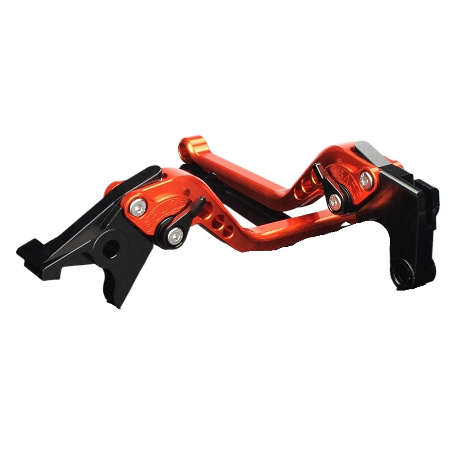 Ktebnwosd Orange 177Mm 8 Color Adjustable Motorcycle Brake Clutch Levers For Vespa Px Disc Lml 125 150 200 Star Px125 Px150 Front Disc Rear Durm Brake Clutchs Levers