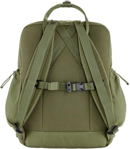Image of Fjallraven Kanken Outlong Backpack - Durable Travel Laptop Bag with Water Resistant Everyday Design, Green