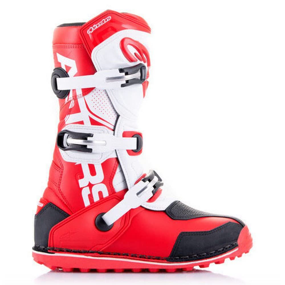 Alpinestars TECH T バイクブーツ モトクロス赤/黒/白 Alpinestars TECH-T レッド/ホワイト/ブラック - WISE MOTO
