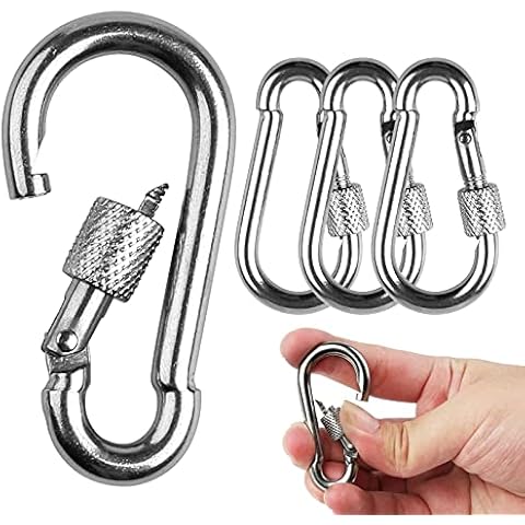 DONQL 4PCS M6 Heavy Duty Carabiner Clips Cover