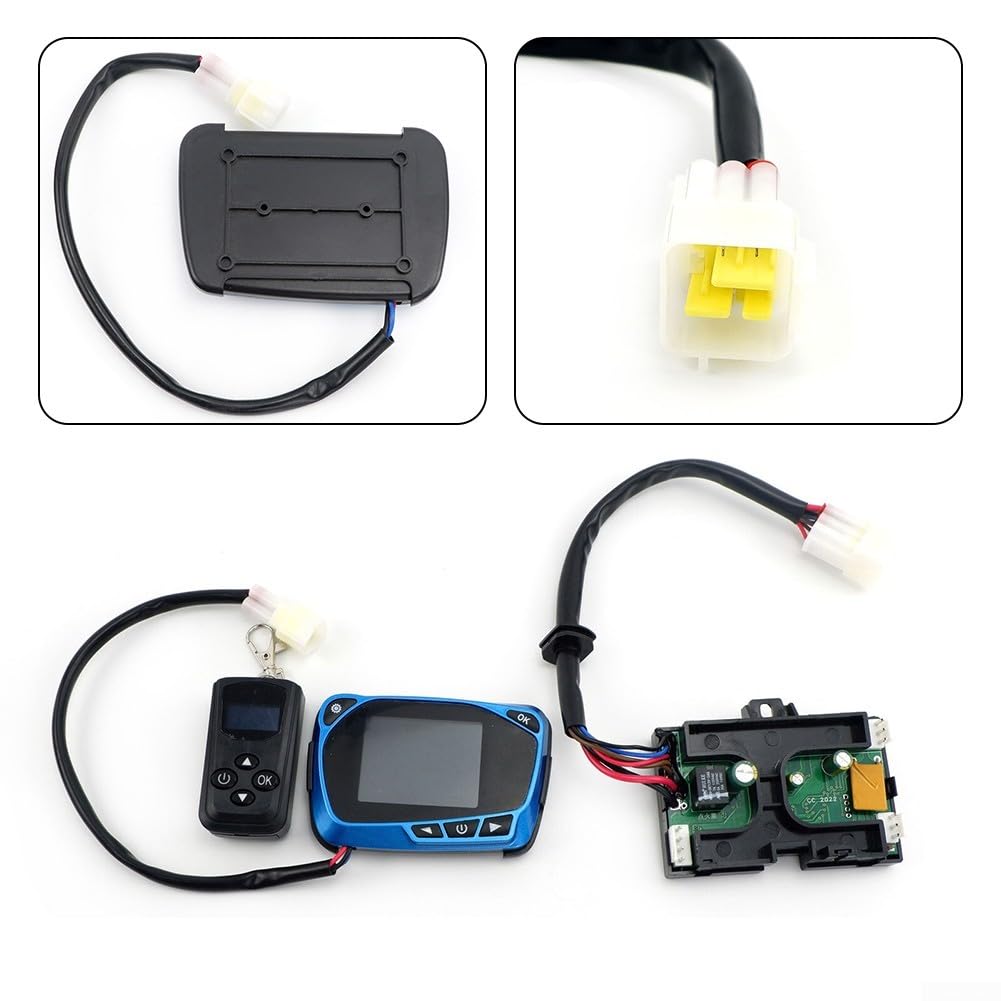 Panneau De Commande Chauffage Diesel 12V Avec Télécommande LCD – Compatible 3kW 5kW 8kW