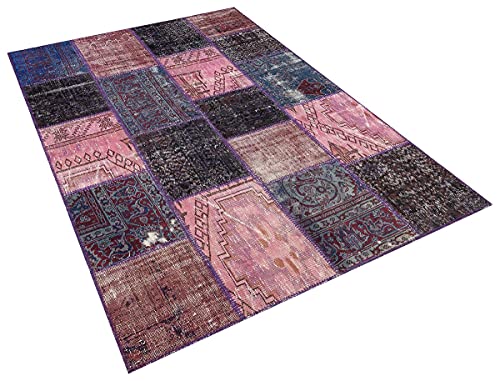 Tapis patchwork turc laine fait main ALLMODE au charme unique - 5