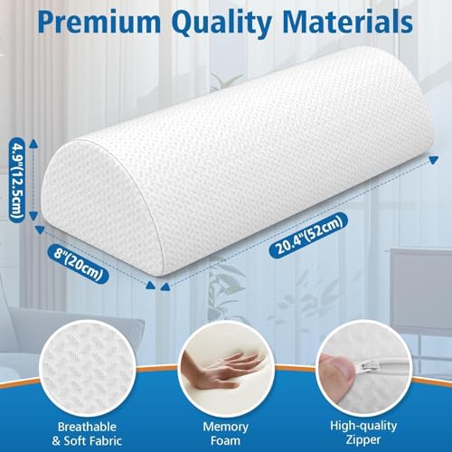 SweetSlubr Half Moon Knee Support Pillow