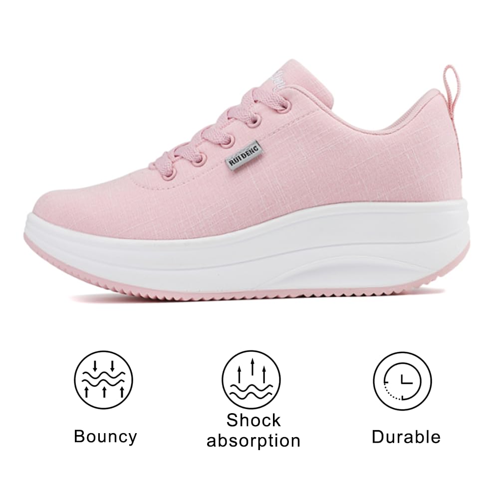 RUIDENG Tênis de plataforma feminino com almofada de ar | Sapatos de caminhada femininos confortáveis o dia todo | Parte inferior grossa em promoção! Veja a oferta e mais achadinhos de Tênis 2 Hoje é o melhor dia para comprar RUIDENG Tênis de plataforma feminino com almofada de ar | Sapatos de caminhada femininos confortáveis o dia todo | Parte inferior grossa com aquele preço maroto! Promoção! Aproveite a oferta! 2