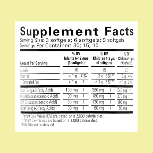 image for CHILDLIFE ESSENTIALS Pure DHA for Kids - DHA Supplements, DHA EPA Omeg