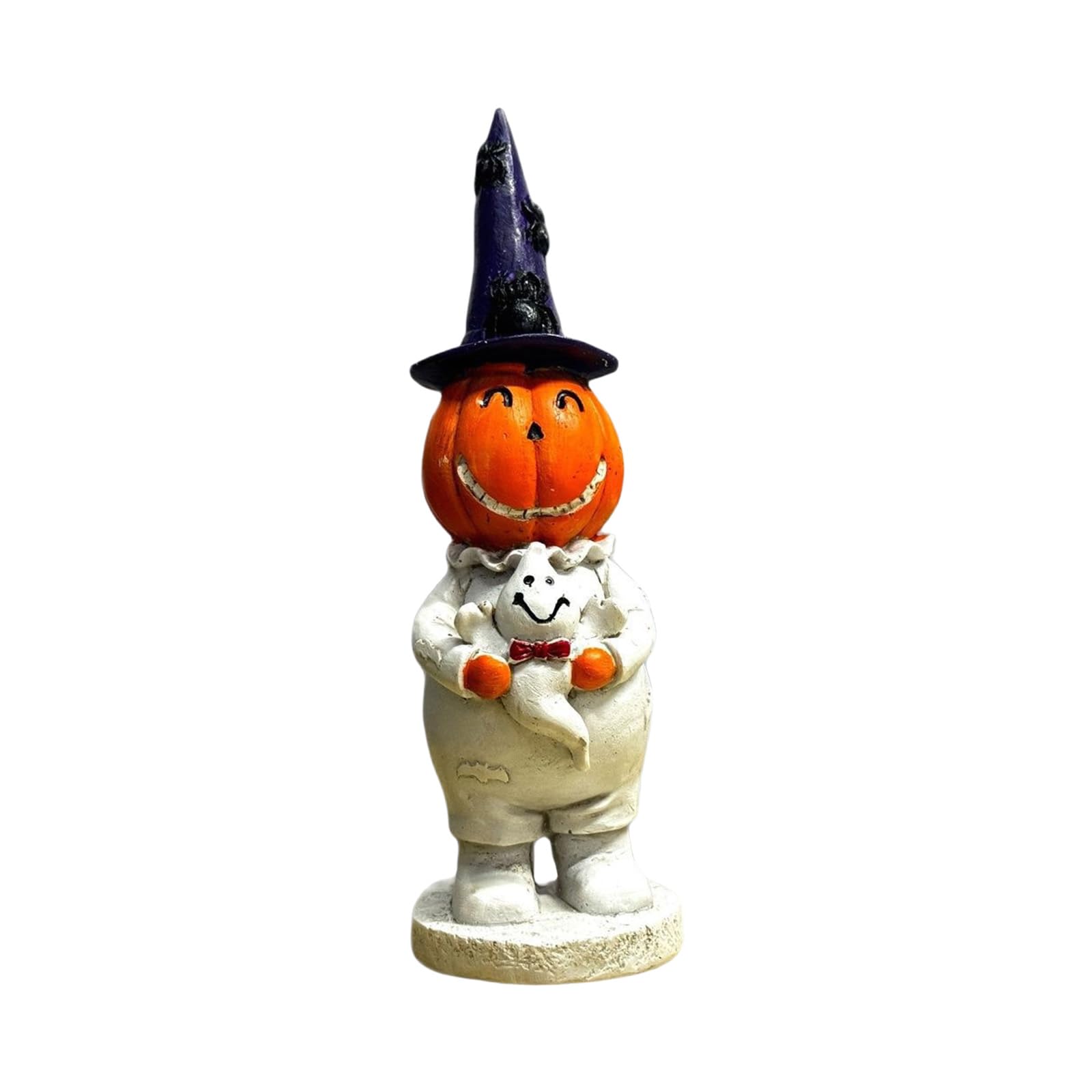 Citrouille souriante figurine pour animer votre table de fête automnale
