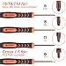 Zacro 12 Pcs Kit de Destornilladores T6/T8/T10,Destornilladores PS4 desmontaje y Herramienta de...
