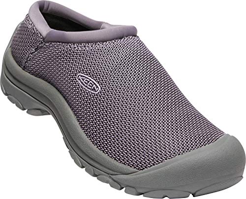 KEEN Women's Kaci Mesh Slide Clog, Shark/Lavender Grey