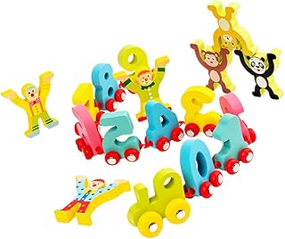 TOYANDONA 1Pc Equilíbrio Digital Blocos De Construção Brinquedos De Madeira Empilhamento Brinquedos Brinquedos Infantis Para Bebês Crianças Playset Brinquedos Infantis Blocos De Construção