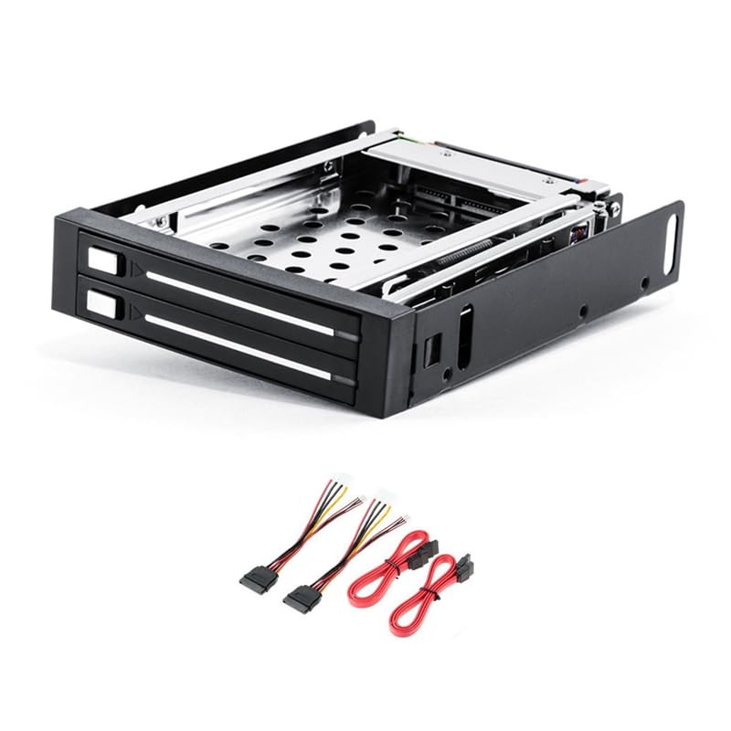 2,5-calowa taca na obudowę dysku SSD HDD 2-wnękowy dysk SATA dyskietka twarda skrzynka ekstrakcyjna