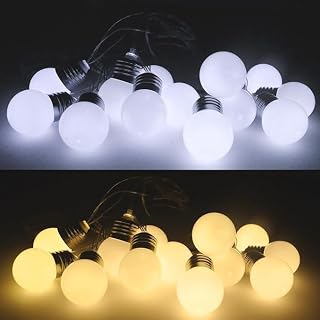 Ledido Light Bulbs for 4FT Marquee Light up Letters,11 LED Warm White and Cool White Battery Operated String Lights for Indoor Outdoor Birthday Christmas Party Decor