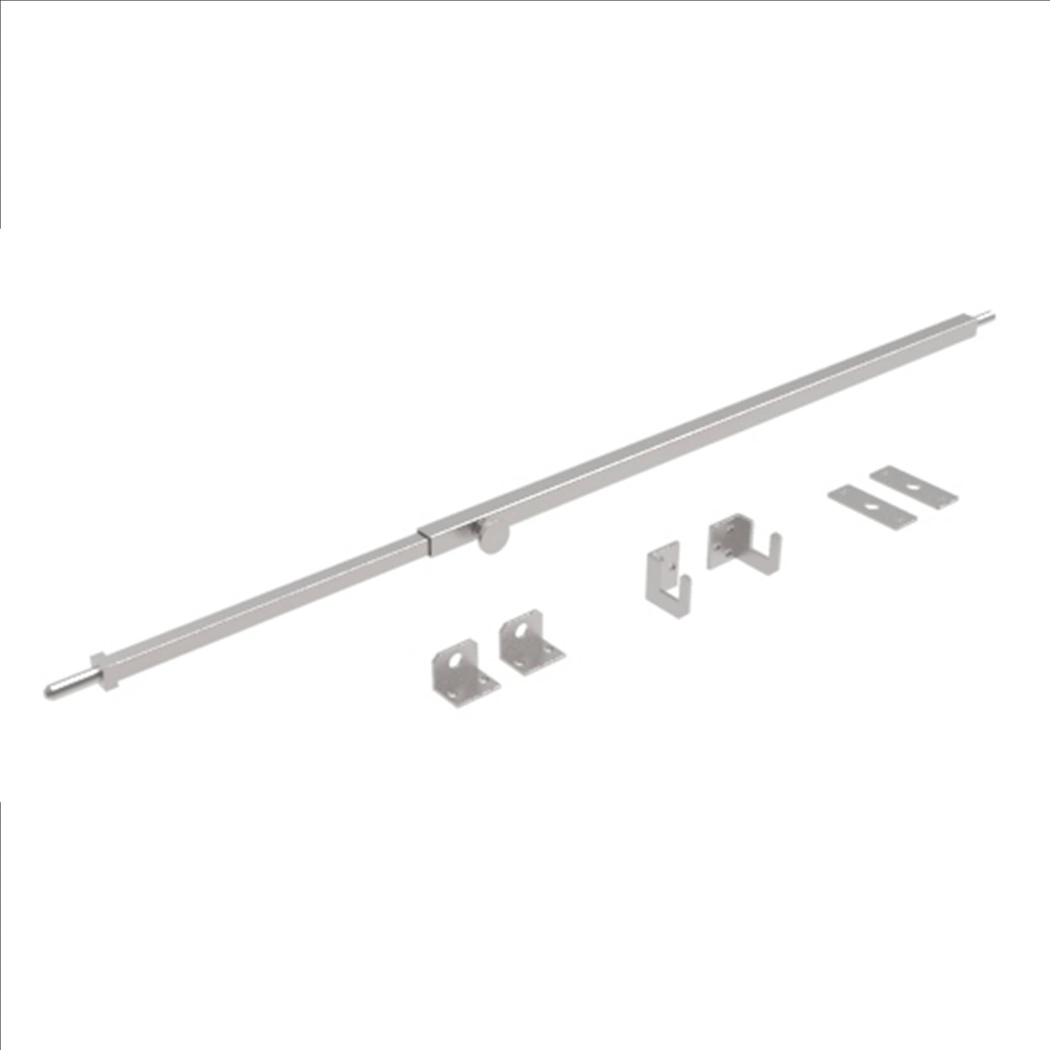 Barra antirrobo de seguridad - acero inoxidable 316L - extensible de 800 a 1400 mm. - Antirobo - antirrobo - para persianas y persianas - resistente - alta calidad - dimaccessori.com.ITALY