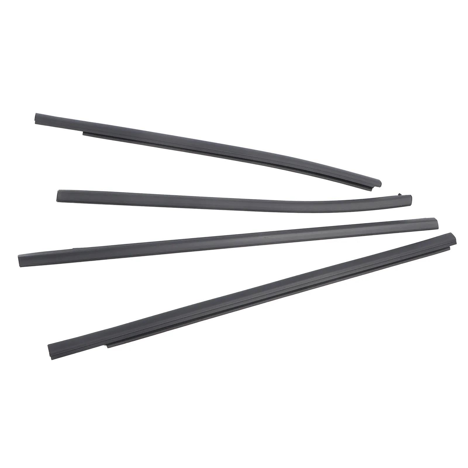 Snwdbh One Color 4Pcs Car Window Sealant Strip For Ranger 2012-2021 Ab3z2625554f Door Glass Weatherstrip Moulding Edge Trim Protection Exterior Belt