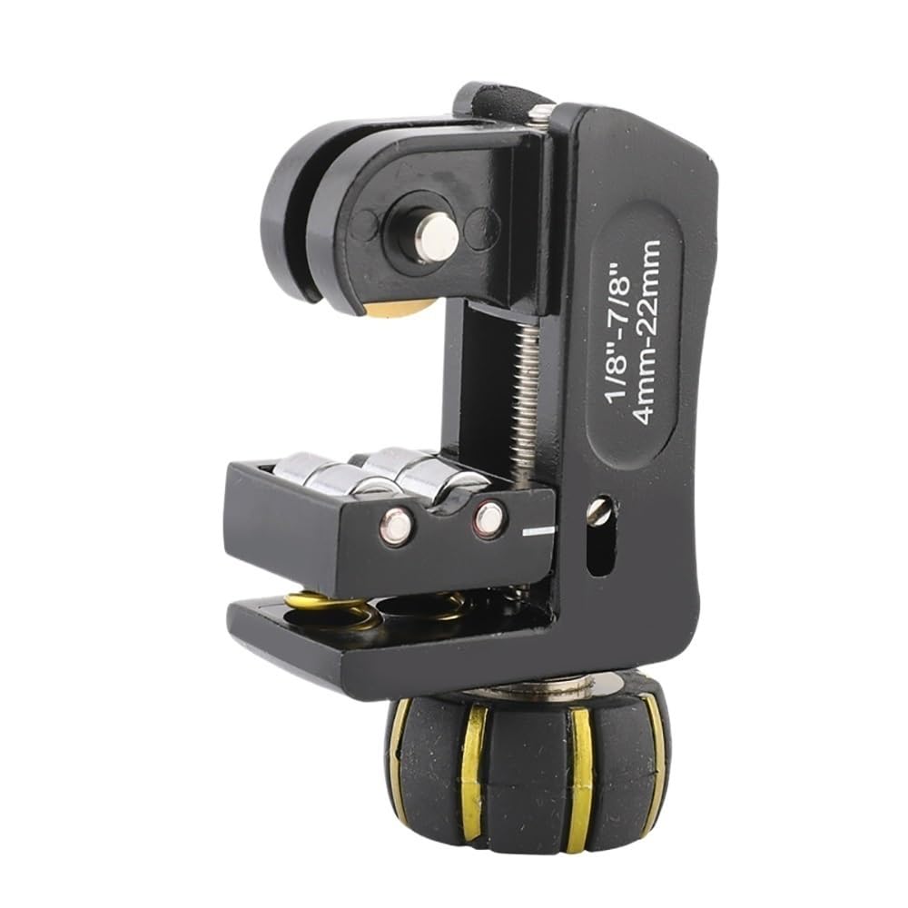 Herramienta para cortar tubos Cortatubos de tamaño mini, modelo 4-22 mm, cobre y aluminio(11116)