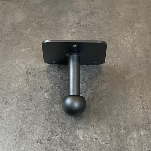 Wandhalterung für Fahrradträger inkl. Montage-Zubehör, Aufbewahrung für Radträger, universell passend, Atera, Thule usw. Halterung Heckträger/Anhänger aus Metall
