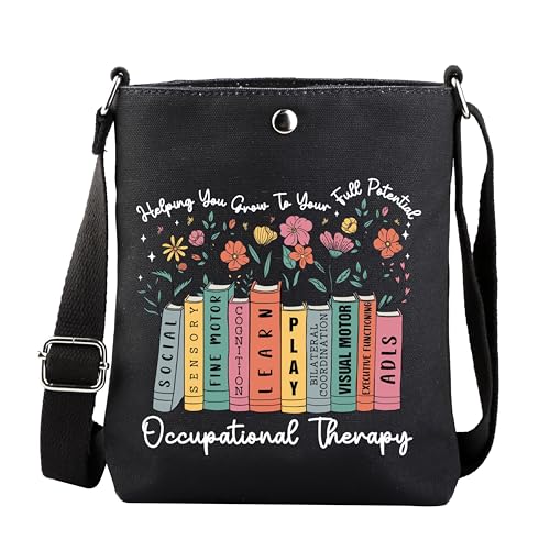 Sac à bandoulière pour thérapie orthophonique avec rangement grand format