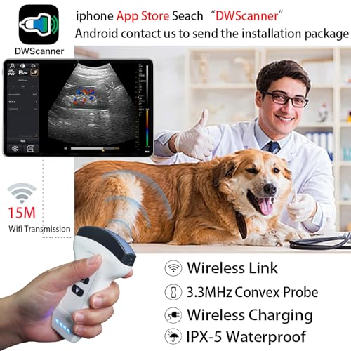 Daweianimed DW Wireless Color Doppler Ultrasound Machine 3.5Mhz Convex Probe thumb #2