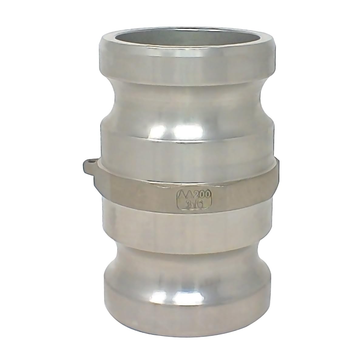 Gloxco Stainless Steel Type AA Cam and Groove Spool Adapter, 2