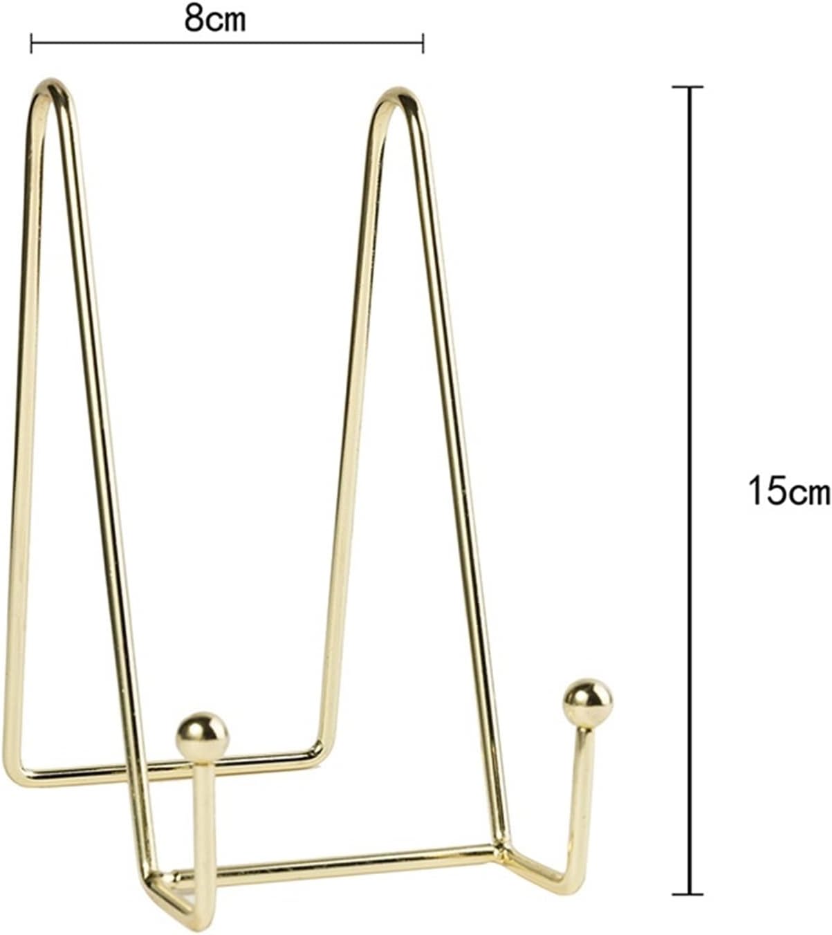 Pot and Pan Organizer Flat Display Easel Easel Metal Flat Shelf (Color : 3) (2 )