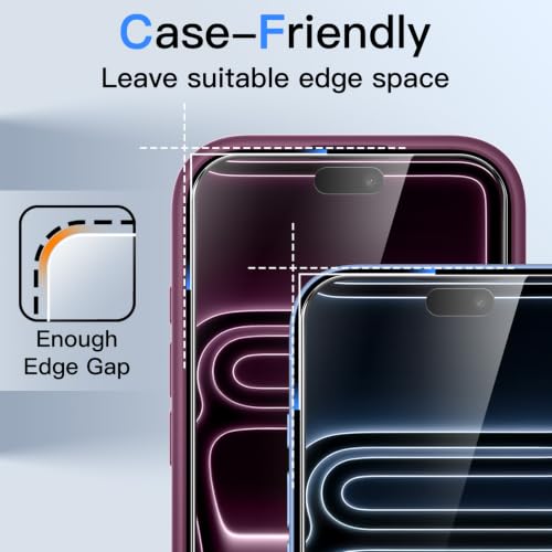 Image of JETech Privacy Screen Protector for iPhone New Pro, 2-Pack