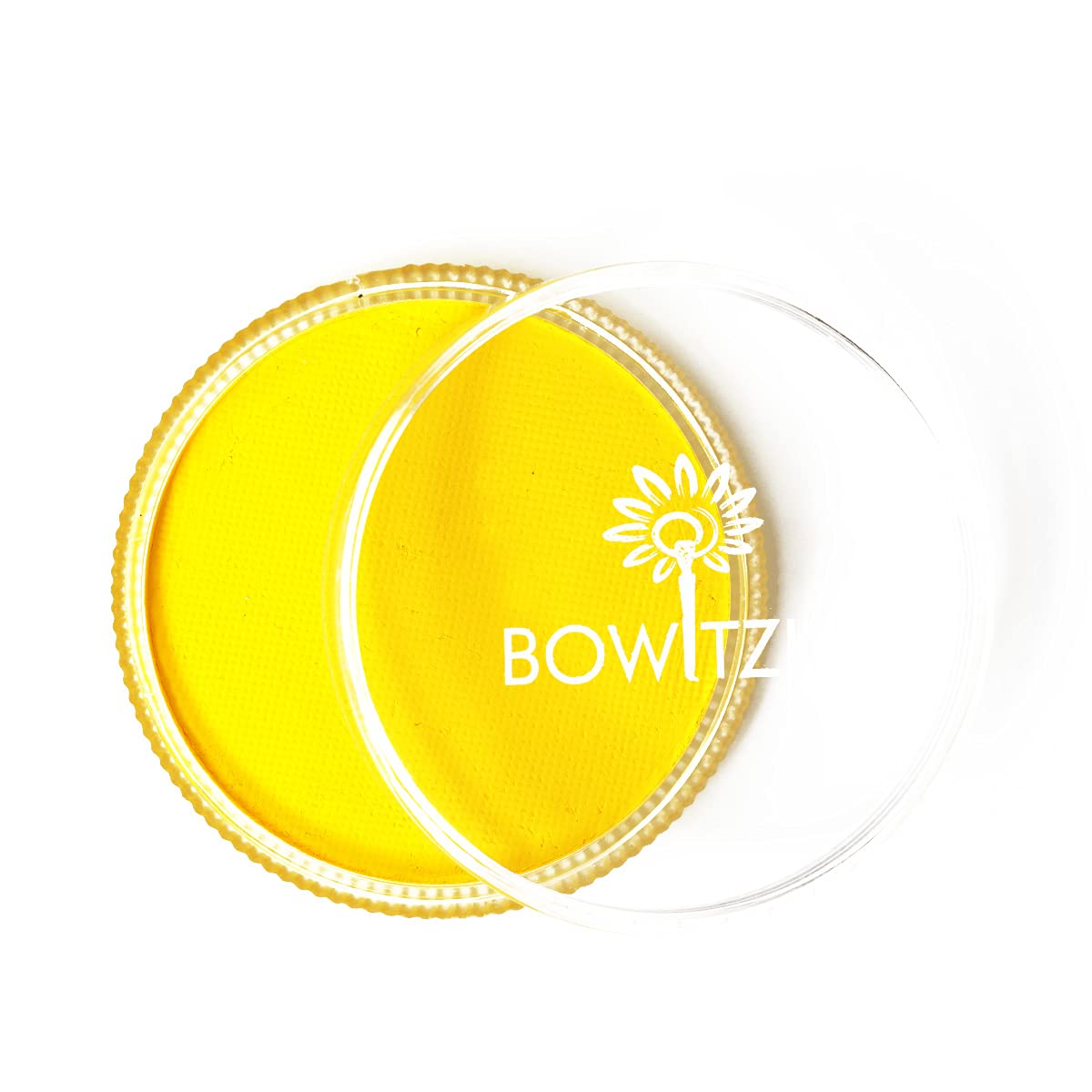 Bowitzki 30g Professional Face Paint Body Paint Water Based Face painting Makeup Safe for Kids and Adults Split Cake Single Color Halloween Party - Metallic golden