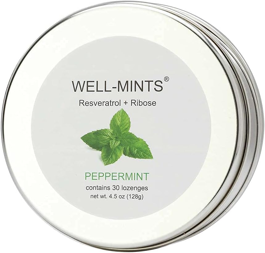 Resveratrol + Ribose Hard Candy lozenges, Peppermint Flavor Health & Household