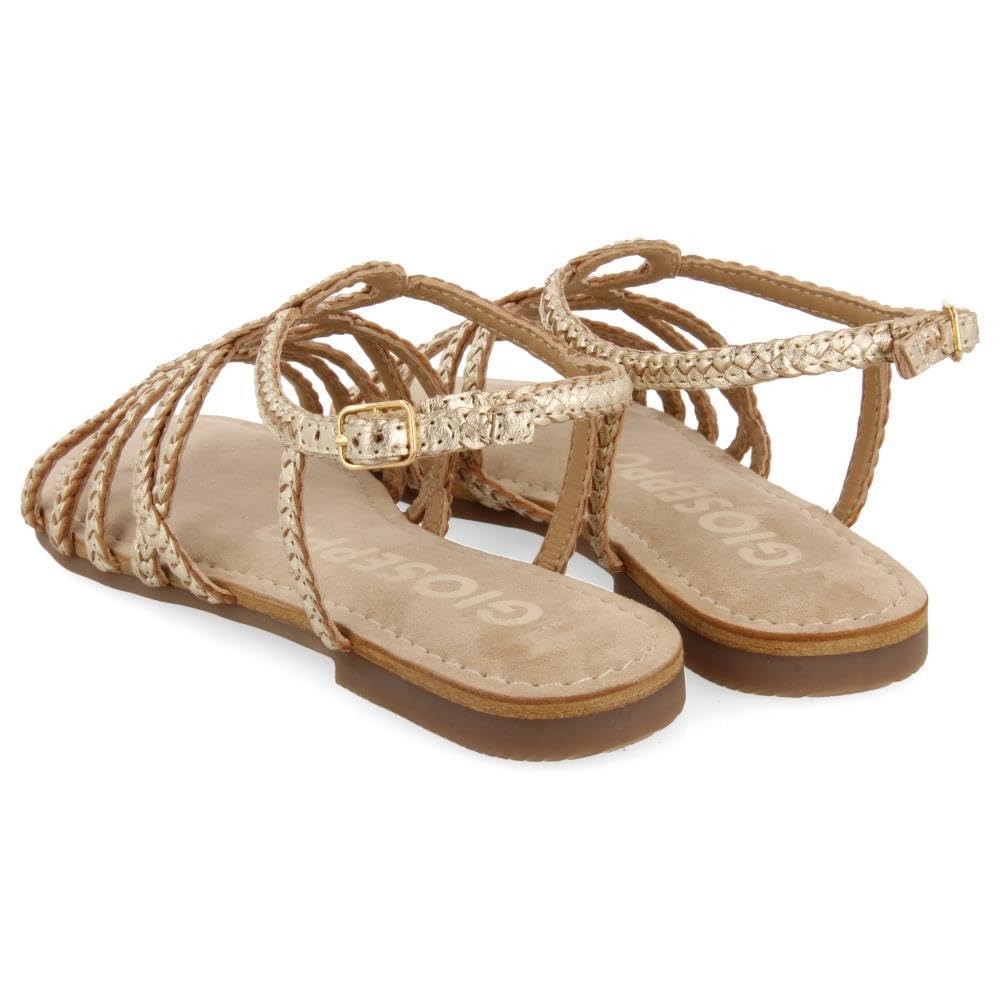 Sandali Rosa in Pelle Intrecciata per Donna Yakima