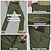 Hiwise Men's Stretch Tactical Pants Water Resistant Outdoor Cargo Pants Lightweight Ripstop EDC Hiking Work Pants (Army Green, 36WX30L)