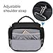 CADeN Camera Shoulder Crossbody Bag Case Compatible for Nikon, Canon, Sony SLR/DSLR Mirrorless Cameras and Lenses Waterproof(1.0 M, Black)