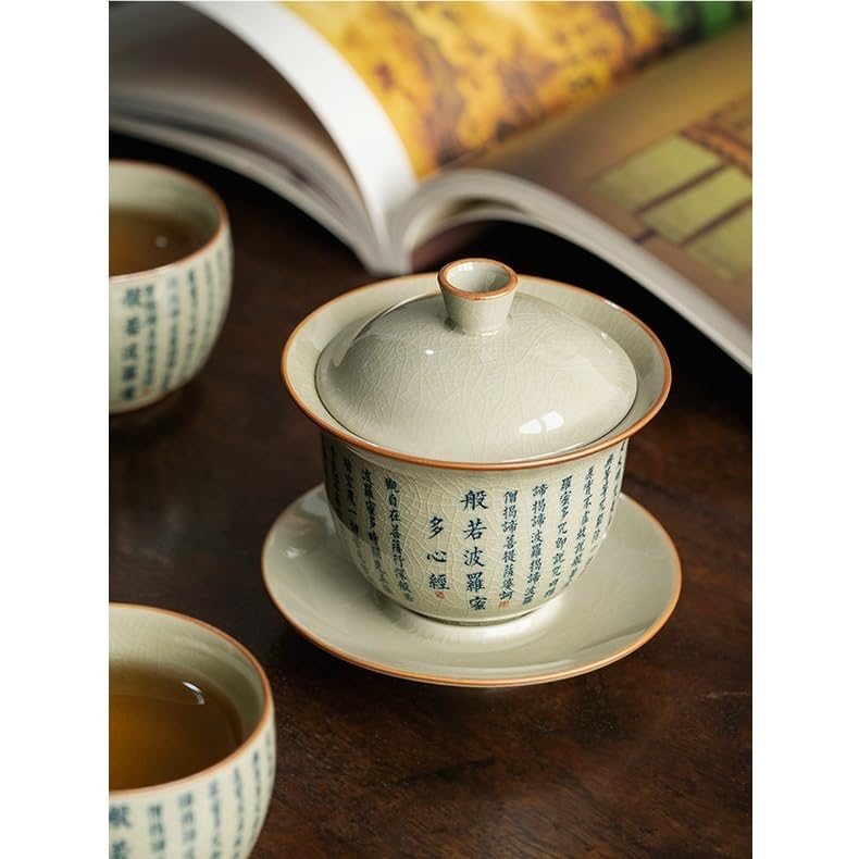 Matcha kubki ceramiczne Kung Fu filiżanka do herbaty salon miska na herbatę z pokrywką biurowa filiżanka do herbaty kubek do kawy dom picie filiżanka do herbaty zestaw do herbaty kubek do