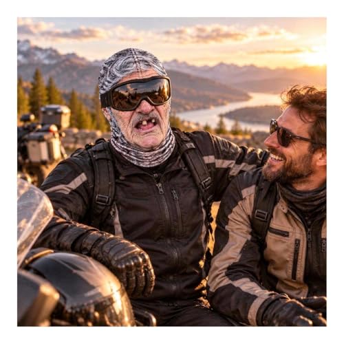 Ski Mask for Men 3D Printed Realistic Funny Balaclava Old Man Ski Mask - image 2