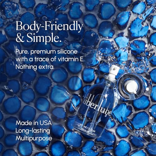 Uberlube Premium Silicone Lube (3.79 Fl Oz.) Unscented, Long Lasting Sex Lube, Waterproof, Ultra Smooth Performance, Personal Lubricant for Privacy & Toys, Vaginal & Anal Use, OBGYN Recommended : Health & Household