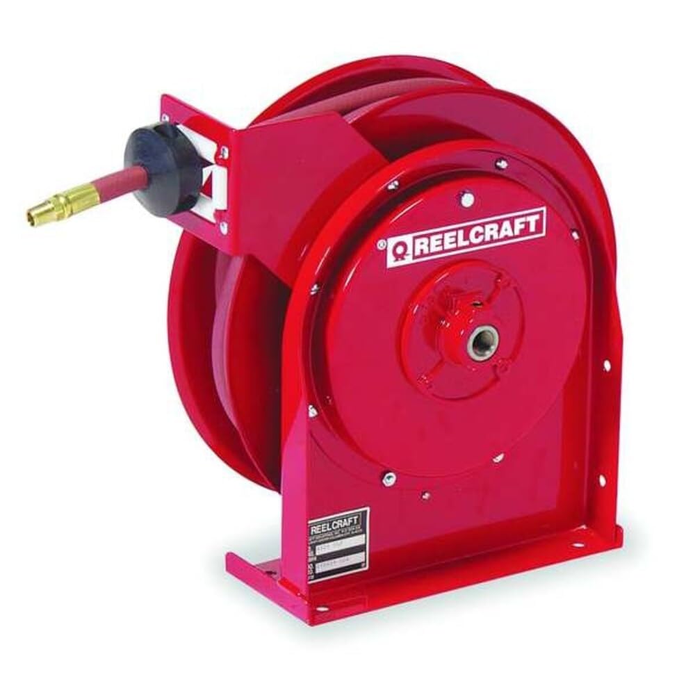 Spring Return Hose Reel,1/4" MNPT,50 ft