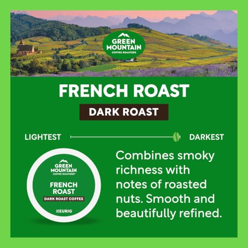 Green Mountain Coffee Roasters French Roast, Single-Serve Keurig K-Cup Pods, Dark Roast Coffee Pods, 96 Count - image 7