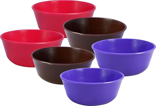 Sigma 500 Microwave Safe Multipurpose Bowls, Set of 6, Violet Color