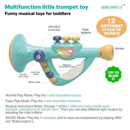 Iiromeci RJ2866 Musical Toys For Kids, Little Trumpet Toy thumb #1