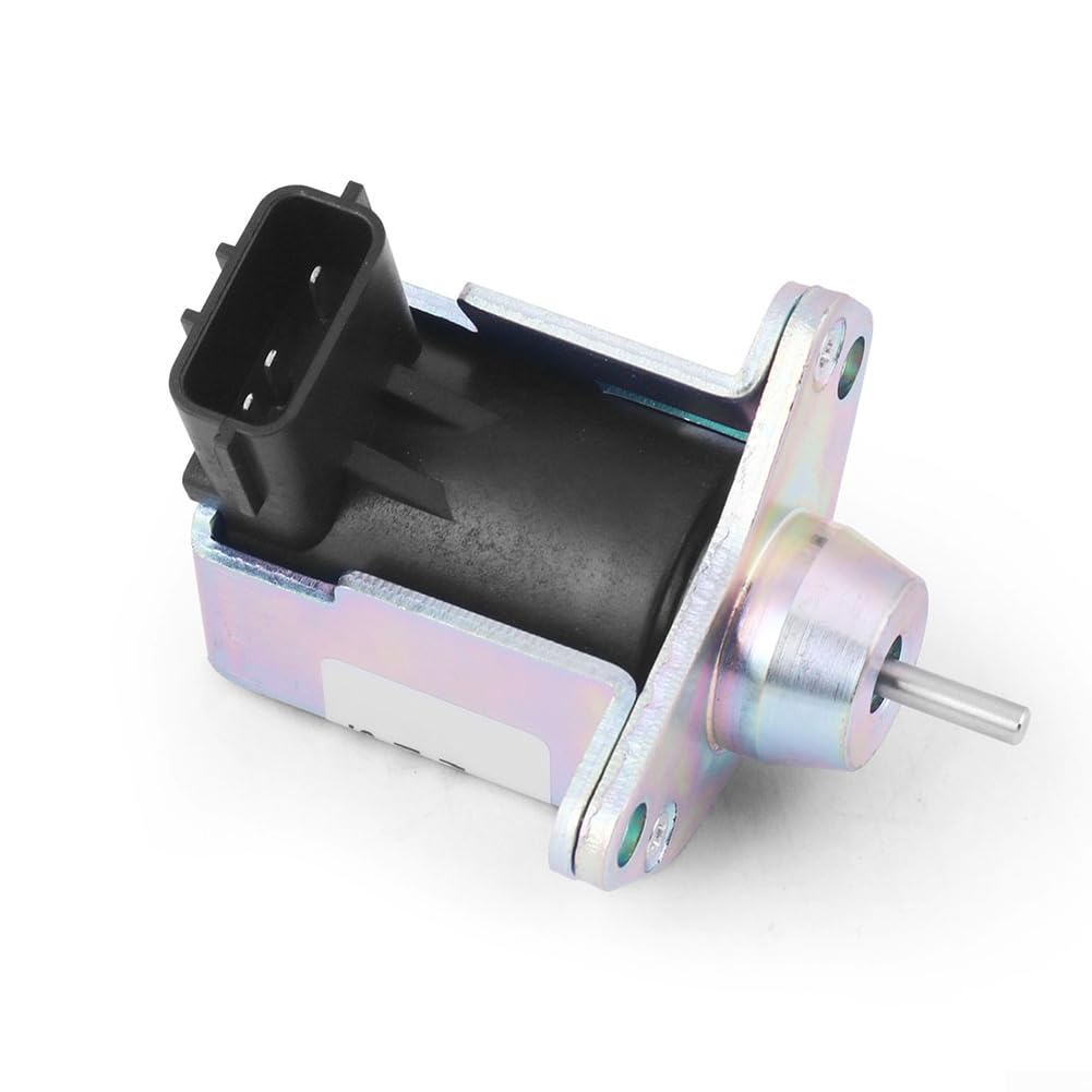 Minhe Électrovanne de carburant 12 V | 1503ES-3TNA72 pour moteur Yanmar 3TNE, 3TNA72 | Construction de chantier, remplace 119233-77951 et 119233-77952 (119233 77952)