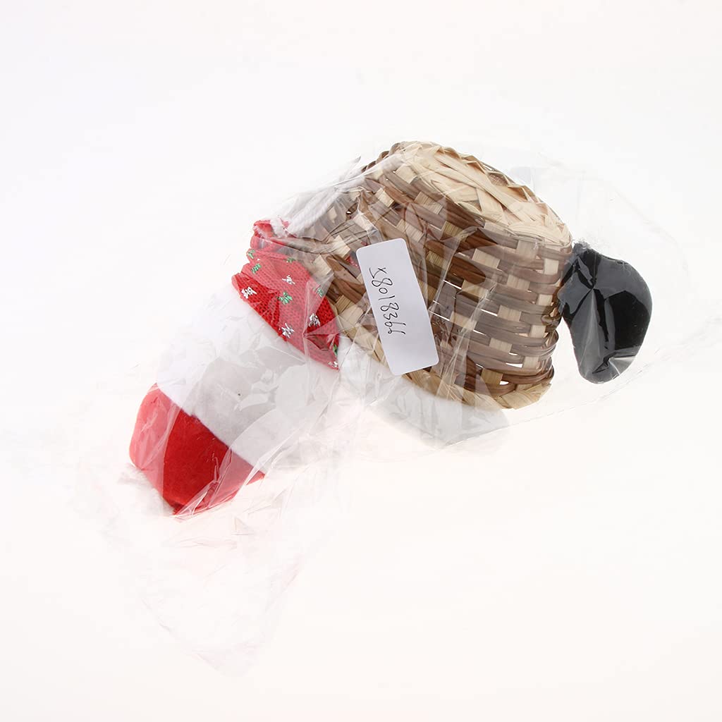 arytheChristmas Gift Candy Storage Basket Xmas Party Home Decor Snowman