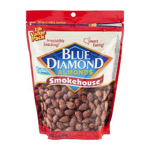 Blue Diamond Smokehouse Almendras (paquete de 4)