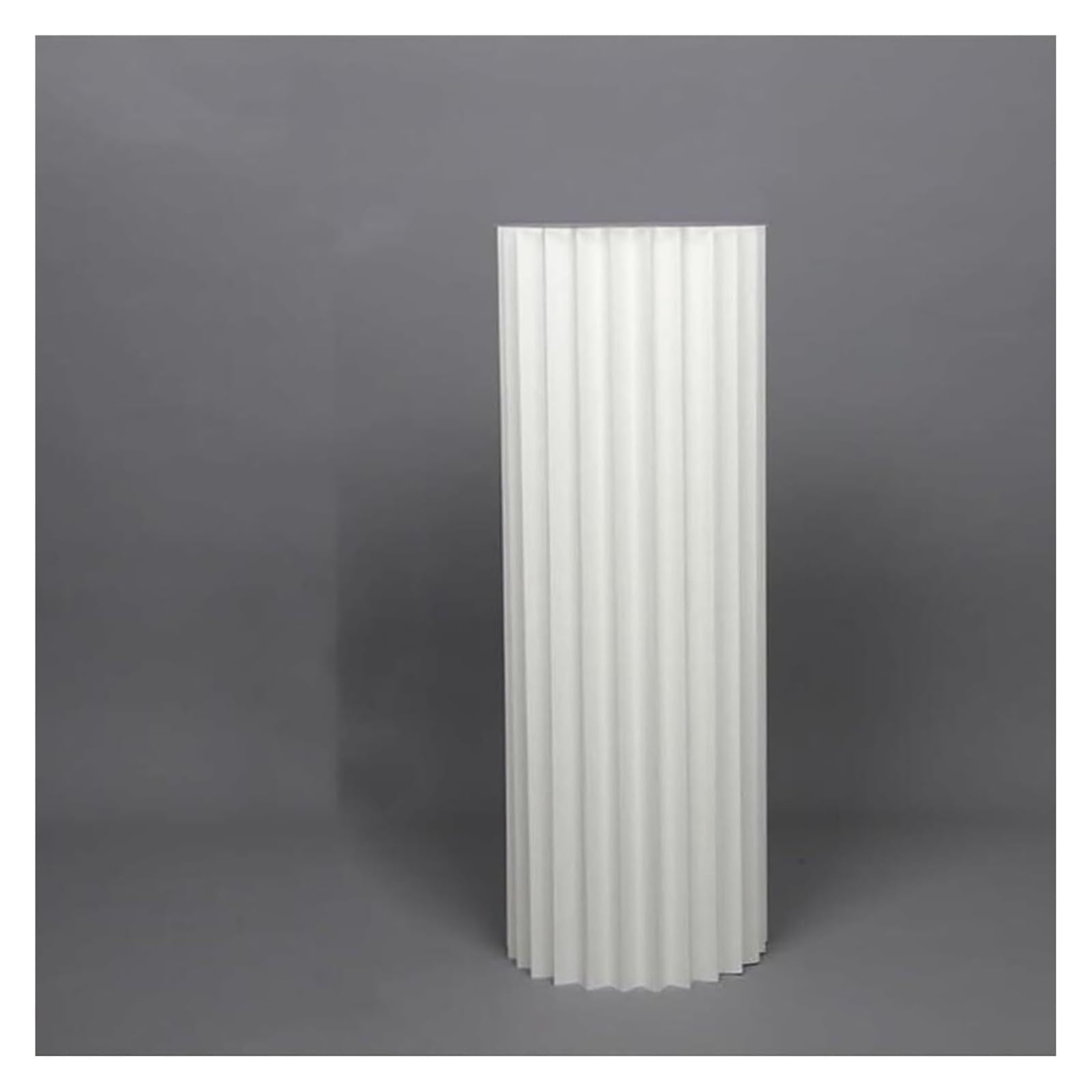YKMYXZ plinth， Foldable Cardboard Column Roman Display Pillar, Round Cylinder Dessert Table For Birthday Party Decoration(40X100CM)