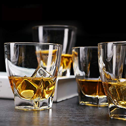 Cocktail Glass,QAPPDA Rocks Glasses 11 oz,Clear Drinking Glass,Whiskey Glasses,Old Fashioned Glass Bourbon Glasses Shot Glass Great for Restaurants,Bars,Parties,Water Cups Vodka Glass Cups 12 Pack…