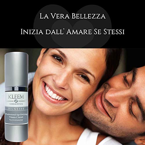 Anti Aging Serum Set of 2 Vitamin C Serum for Women and Men with Pure Organic Ingredients. Triple Anti Aging Facial Treatment: Wrinkle Reducer - Age Spot Remover – Collagen Booster