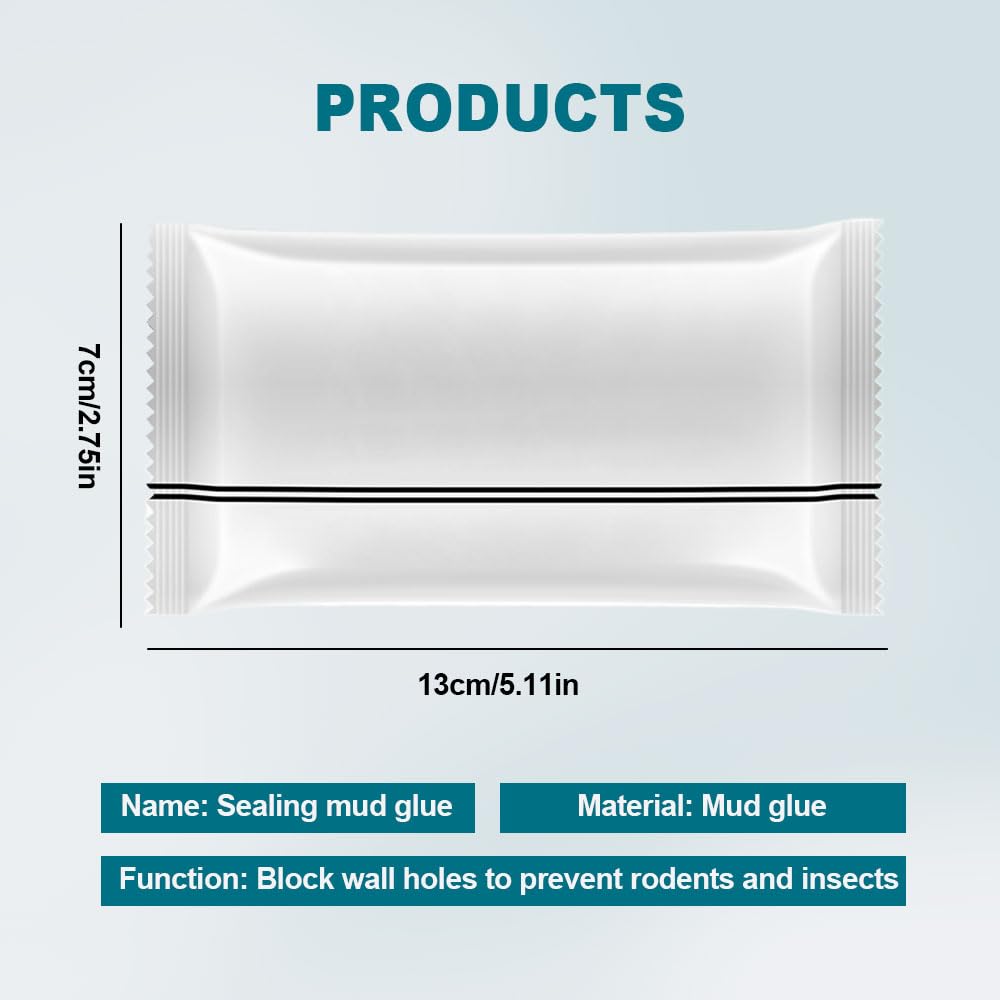 2024 Premium New Type Waterproof Sealant Mastic, Super Diamond Mending Mud Seal for Drain Connection, Waterproof Wall Repair Sealing Clay Duct for Air Conditioning Wall Hole Repair (15 PCS)
