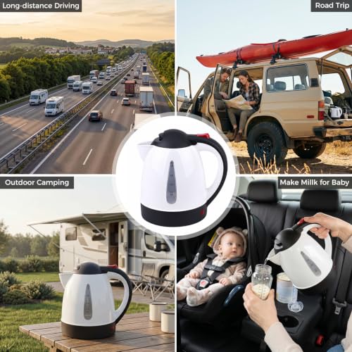 Tetera Eléctrica Portátil para Auto 12V 150W 1000ml miniatura 5