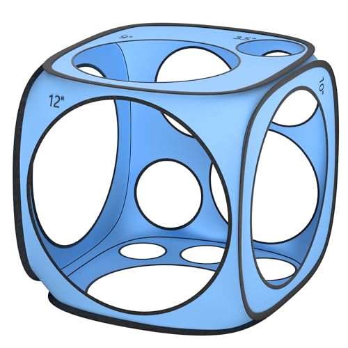 Image of 13 Sizes Balloon Sizer Cube Box (2-12 Inch), Collapsible Balloon Measurement Tool for Party Arch Decorations & Columns